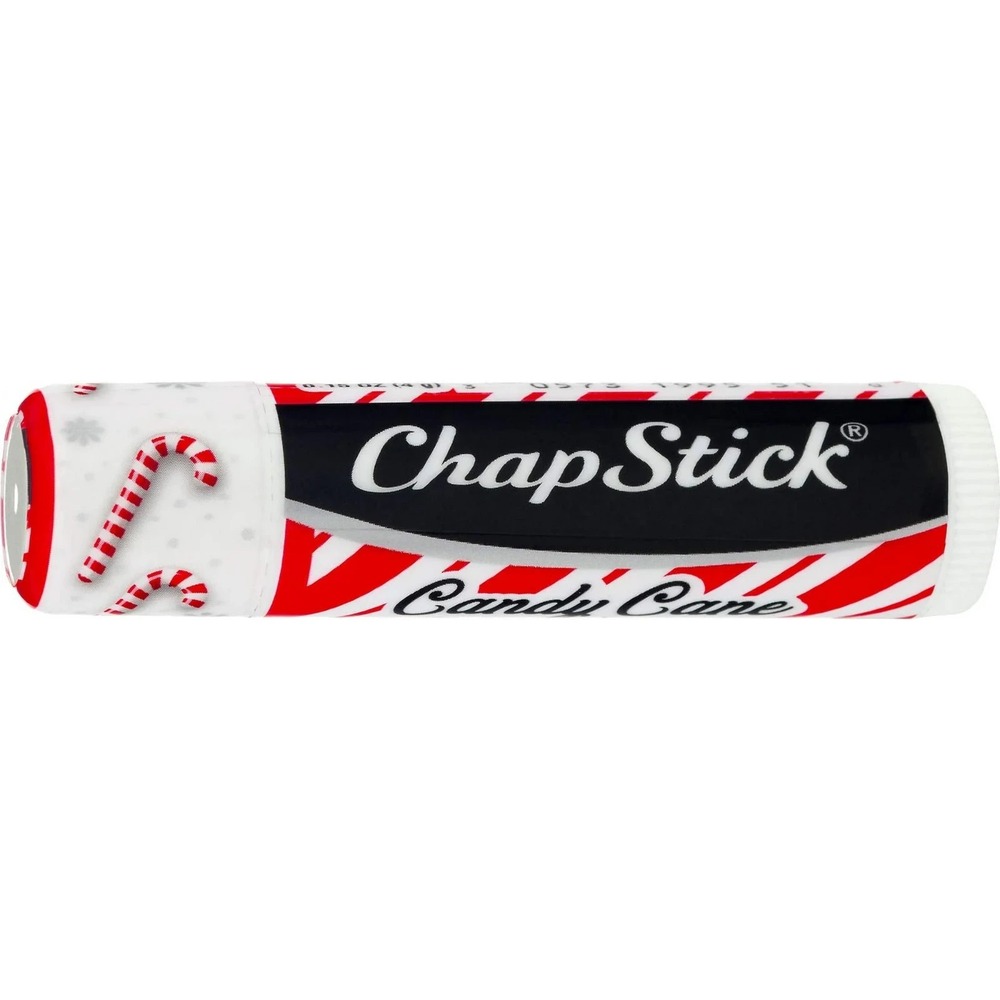 Candy Cane Lip Balm Pack of 6 Moisturizing Chapstick Holiday Flavor